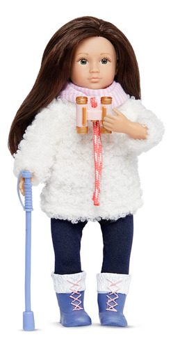 Mini Muñeca Y Set De Senderismo Ropa Y Accesorios 6 Pulgadas