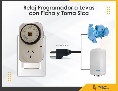 Reloj Timer Programador Enchufable Sica Por