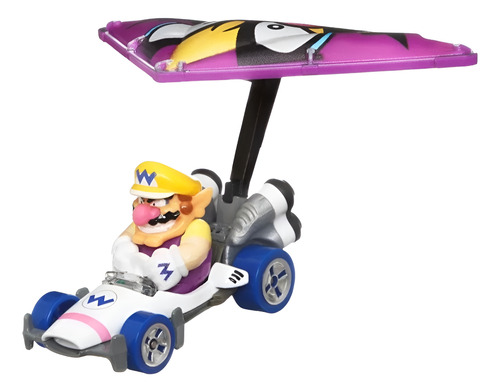 Hot Wheels Mariokart Con Glider - Mario Color Fucsia