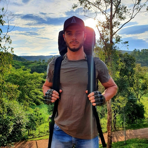 Mochila Militar Tática Exército Em Lona Reforçada 100 Litros