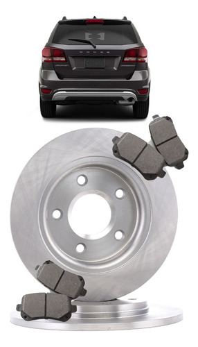 Kit Discos Y Pastillas De Freno Dodge Journey 2.7 08/-