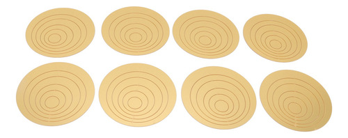 Adhesivos De Pared Con Espejo Circular, Juego De 2 Adhesivos