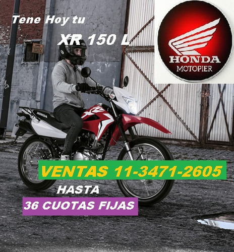 Imagen 1 de 15 de Honda Xr 150 0km Financia Titan Glh Tornado Wave  Motopier