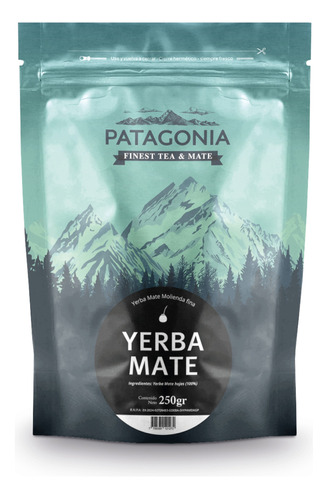 Yerba Mate 100% Molienda Fina Patagonia X 250 G