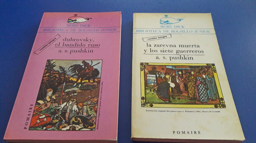 2 Libros Pushkin - Literatura Rusa