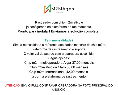 Rastreador Crx Pro + 4g + 2g Chip M2m App Rastreamento
