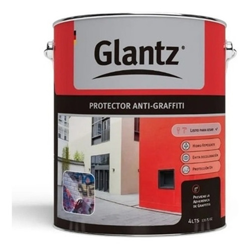 Pintura Anti Graffiti 4 Litros Secado Rapido Oferta Mf Shop