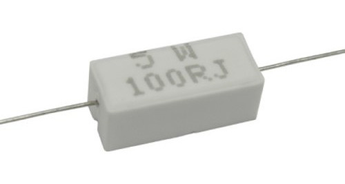 Paquete De 10 Resistencias 5 W, 100 Ohms