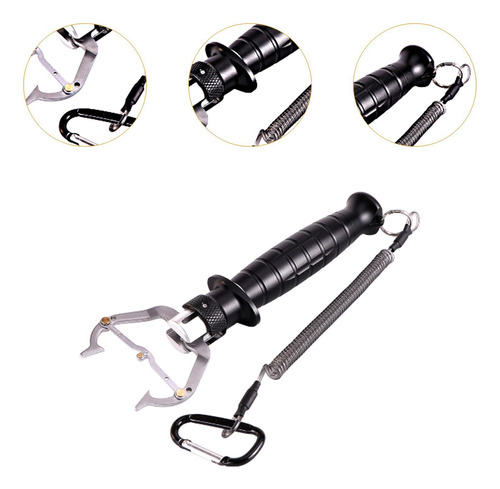 Lip Book Fish Lip Adjunta Hook Clamp Topeador De Negro