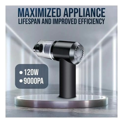 Aspirador De Mano Para Coche 9000pa Carga Usb K9