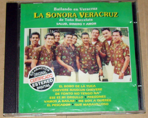 La Sonora Veracruz De Toño Barcelata Cd Mexicano / Kktus 