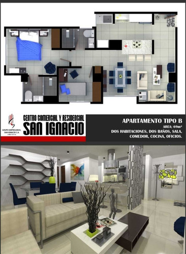Imagen 5 de 6 de Apartamentos A Estrenar En Centro Residencial San Ignacio.mn