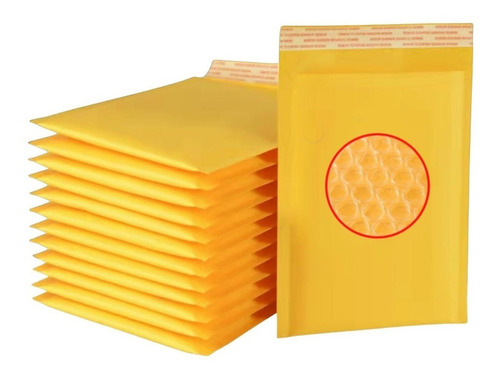 Pack 50 Sobre Kraft Acolchado Con Burbujas Impermeable 15x21