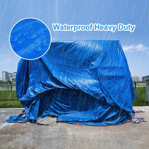 Lona Carpa Multiusos Impermeable Carga 6x8 Metros