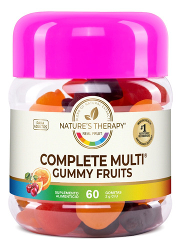 Multi Vitaminico Para Adultos En Gomitas Complete Multi® Sabor Grosella