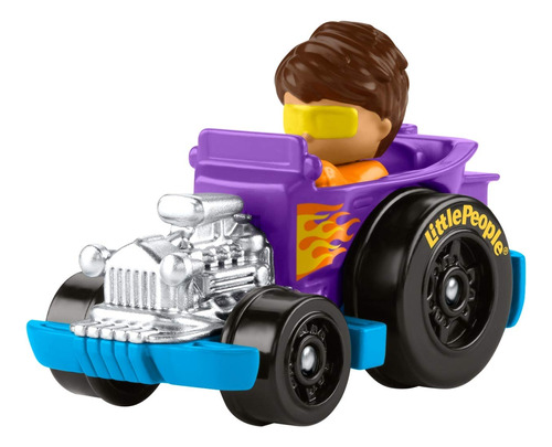 Fisher-price Little People Wheelies Hot Rod - Gmj23 ~ Coche.