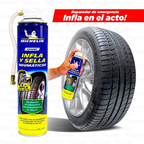 Imagen 2 de 9 de Infla Y Sella Neumaticos Auto Repara Pinchadura Michelin X 2
