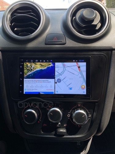 Central Multimidia 7' Vw Gol Saveiro G5  Android + Carplay