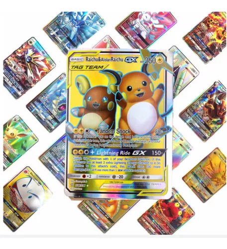 50 Cartas De Pokemon Gx,Ex,Vmax,V sem Repitação/ Proxy - Takara