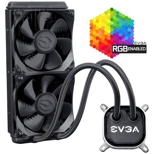 Imagen 5 de 8 de Water Cooler Evga Clc 240 Liquid Rgb Led Cooling