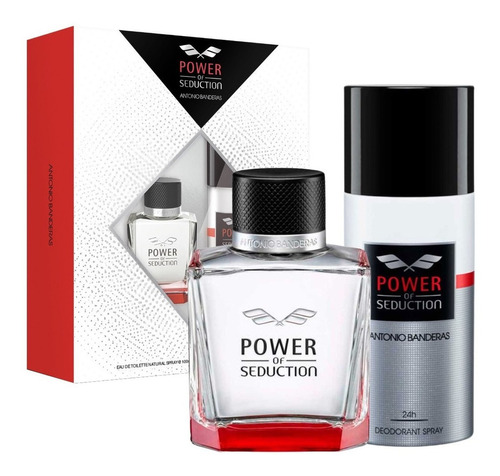 Kit Perfume Power Of Seduction Antonio Banderas Deo Corporal Gênero Sem Gênero