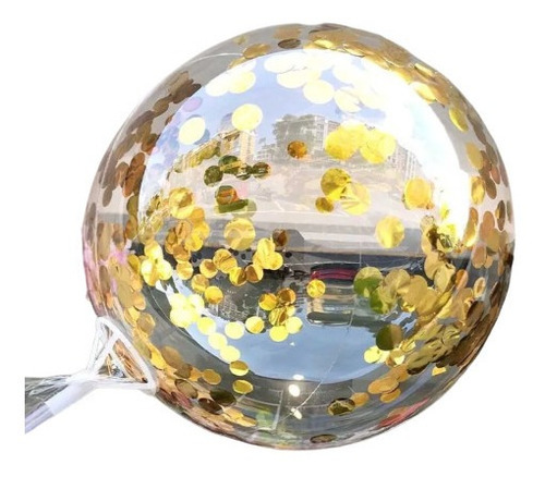 Globo Burbuja Transparente R18 P/ Regalo Decoración Confetti