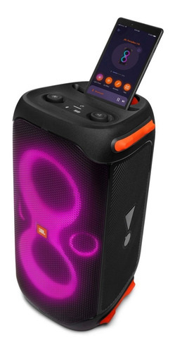 Caixa De Som Portátil Bluetooth Partybox 110 Jbl Bivolt Cor Preto 110V/220V