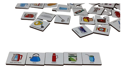 Pictogramas Carpeta Material Autismo Madera Cocina