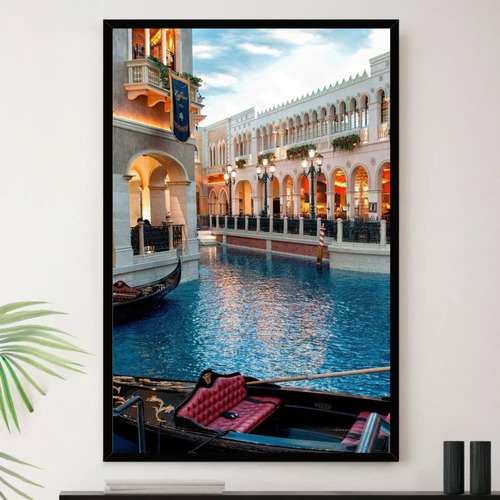 Quadro Veneza Cidade Italia Decorativo A3 35x45cm