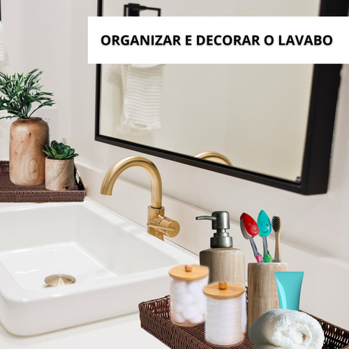 Jogo De 5 Cestos Organizadores Decoração Multiuso Cozinha