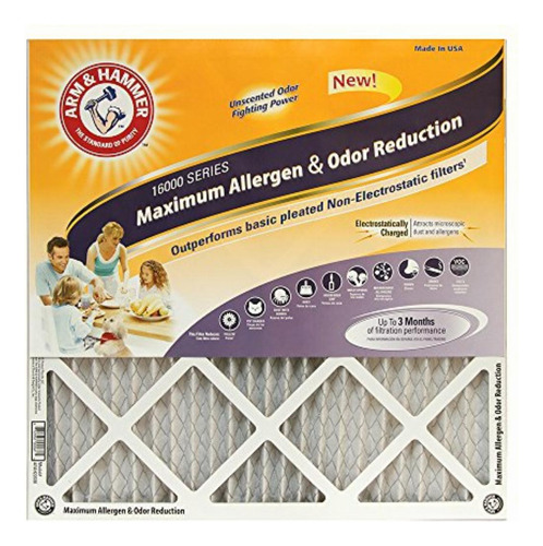 Arm & Hammer Max Allergen & Odor Reduction 20 X 20 X 1