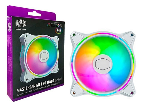 Cooler Case Cooler Master Masterfan Mf120 Halo White 120mm