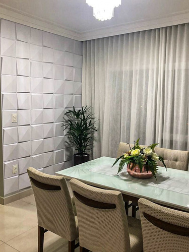 Imagem 8 de 10 de Decoração De Paredes Revestimento 3d Modelo Cubos 50x50cm