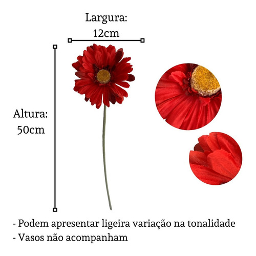 15 Hastes De Flores Artificiais Importadas Girassol Atacado | Frete grátis