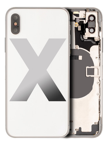Carcasa Completa iPhone X (color Plateado)