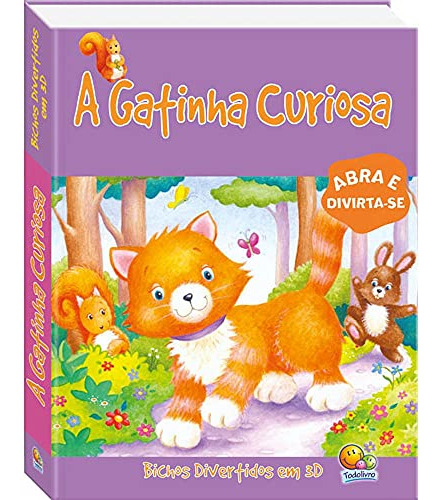 Libro Bichos Divertidos Em 3d: Gatinha Curiosa A De Editora