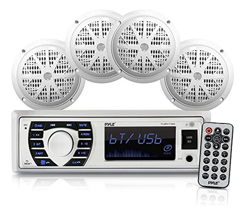 Parlantes Set De Altavoces Receptor De Radio Marina De 12v