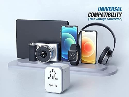 Enchufe Inteligente Marca Epicka 4 Usb + Type C /blanco