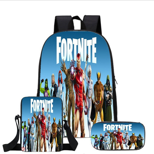 Juego De Mochila Fortnite De Para Estudiantes 3 Piezas