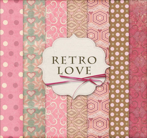 Kit De Papel Digital Amor Retro Love San Valentin
