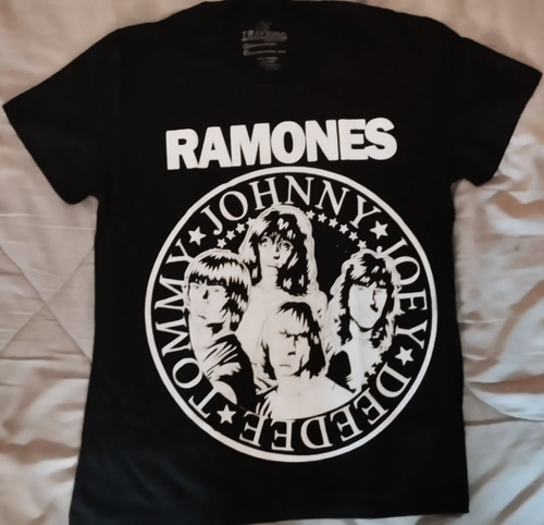 Ramones Franela Dama Algodón Importado Talla L Punk 