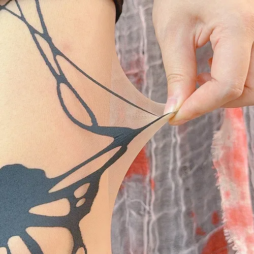 Medias Góticas Con Forma De Telaraña, Estilo Retro, Con Form