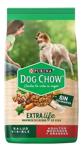 Purina Dog Chow Adultos Razas Med/grandes X 21 Kg. Sabuesos