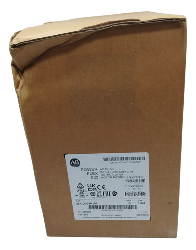 Allen Bradley 25a-d024n104 Power Flex 523