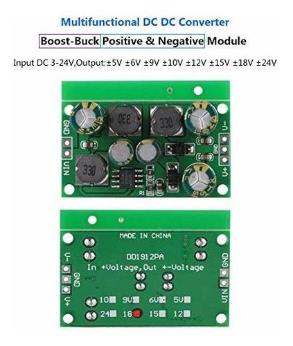 Imagen 5 de 6 de Dc Convertidor Voltaje Positivo Negativo ± Volts