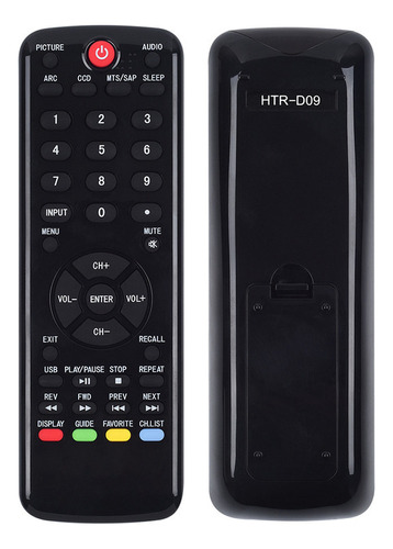 Mando A Distancia Htr-d09 For Haier For Hl24xslw2a X