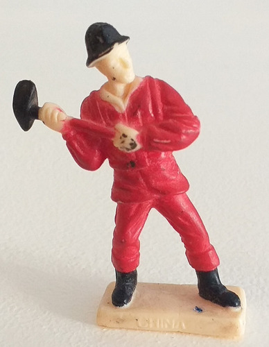 Imagen 3 de 10 de Lote X 3 Figuras Oficios Soldadito Muñeco Retro Vintage