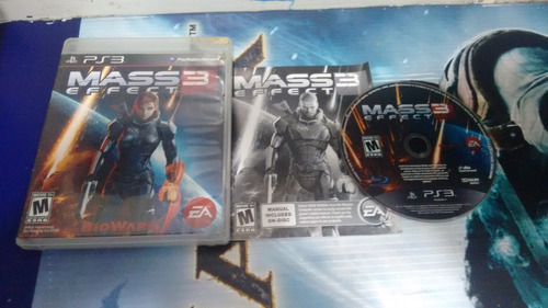 Mass Effect 3 Completo Para Play Station 3,excelente Titulo