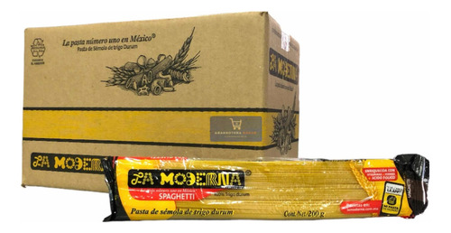 Caja De Sopa Spaghetti La Moderna 20 Paquetes De 200g C/u