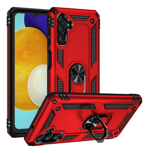 Funda Protector Uso Rudo Con Anillo Magnetico Para Samsung